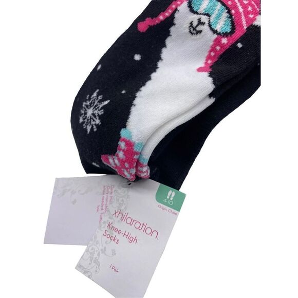 Claire’s watch, llama print socks, and striped cosmetic bag - Gift Set Nwt - pin - Picture 3 of 11